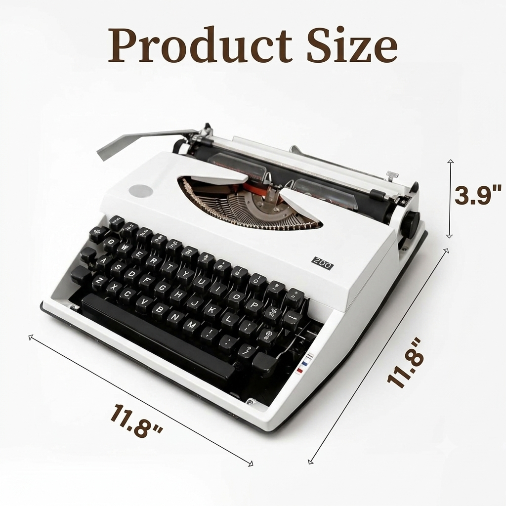 The Heritage Collection: 1980s Artisan-Restored Mechanical Typewriter