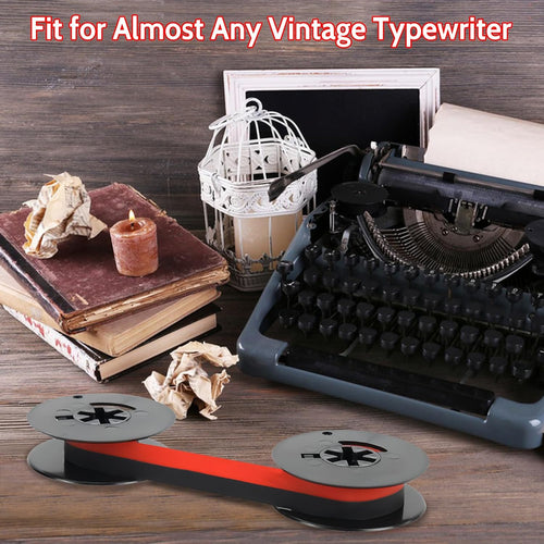 Universal Typewriter Ribbon Twin Spool Vintage Typewriters Ribbon Replacement Compatible with Most Typewriter - Heritage Keys Studio